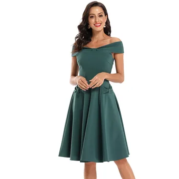 

fashion A word neck sexy Evening Dress Party bowknot evening Dresses Prom elegant short evening Gown