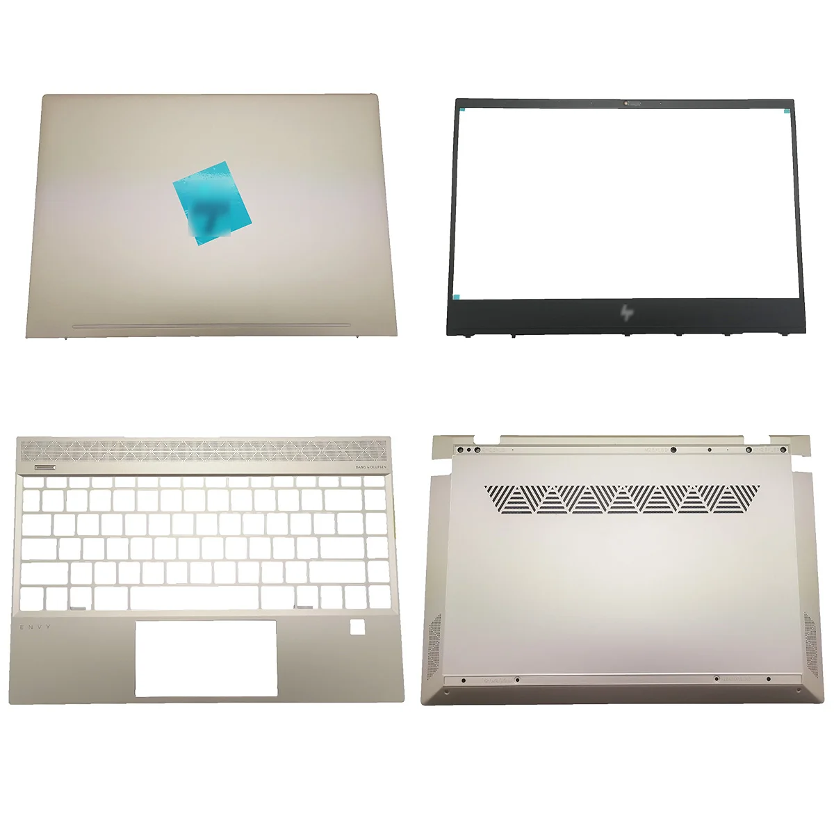 

Новинка для ноутбука HP ENVY 13-AQ TPN-W144, задняя крышка ЖК-экрана/Передняя панель/Упор для рук, верхняя крышка/Нижняя крышка, зеркальная Золотая крышка