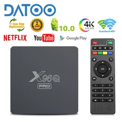 X96Q pro iptv box Android 10.0 TV BOX Allwinner H313 Quad Core 2G 16G ROM 2.4g&5G wifi 4K HD Android TV X96q pro Set top box