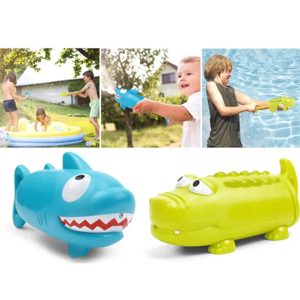 Крокодил, Акула, насосная детская пляжная игрушка для бассейна, водяная игрушка, забавная игрушка