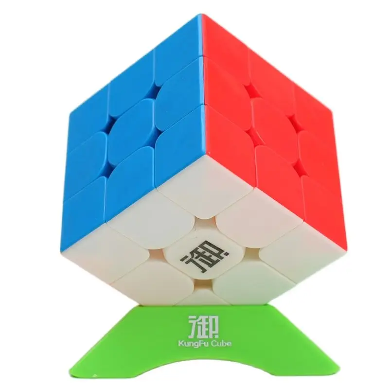 Дешевый кубик головоломка KungFu Longyuan 3x3 без наклеек профессиональный вызов
