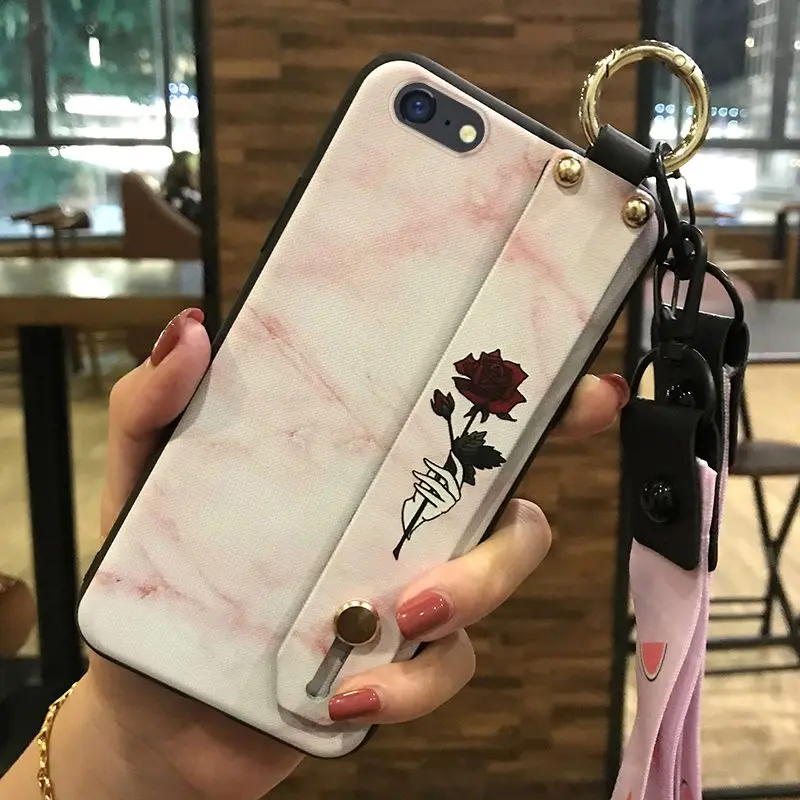 Ремешок для мобильного телефона чехол Oppo A71 2018 5 2-дюймовый цветок серии Delicate