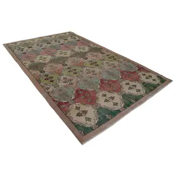 

195x315 Cm Multicolor Handmade Bohemian Rug-6x10 Ft