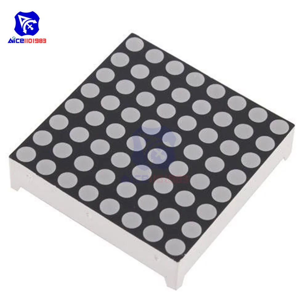 Diymore 8x8 красный светодиодный матричный диаметр 3 мм. Общий анод светодиодный модуль платы для Arduino