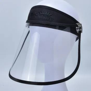 

Sun Hat Face Masks Virus Protection Transparent Mask Protective Face Shield Anti-fog Saliva and Anti-virus Protection Face Masks