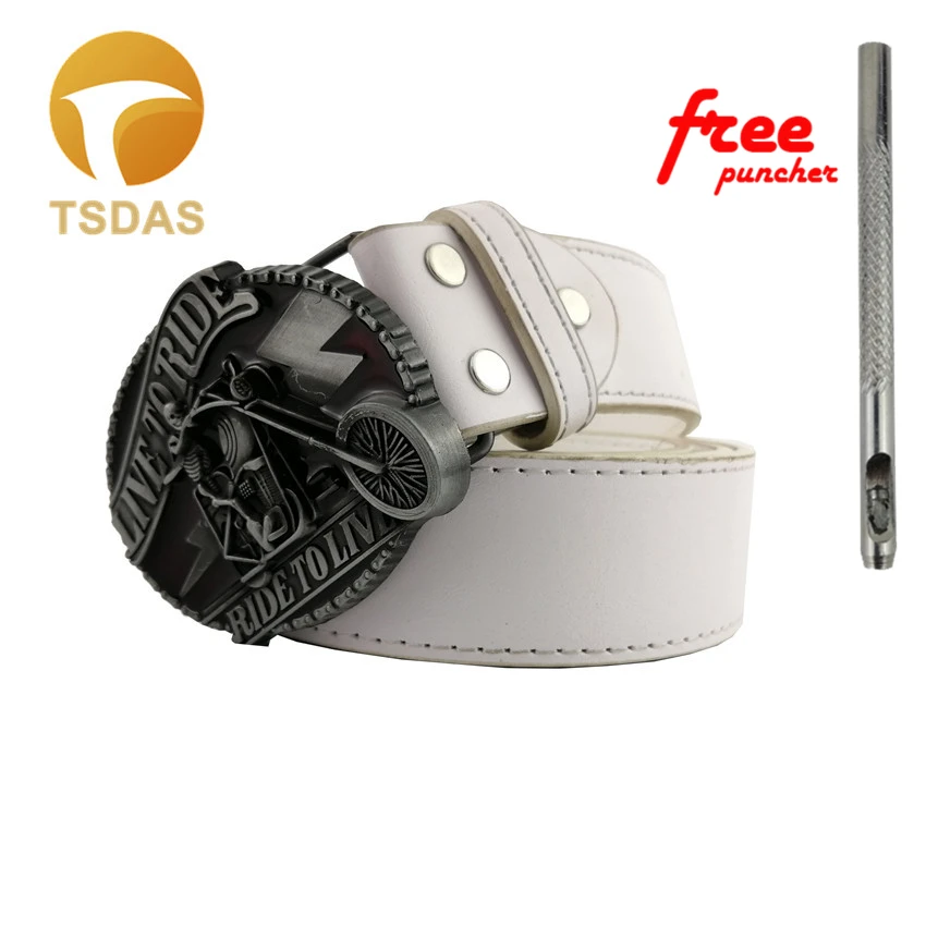 Пряжки для ремня LIVE TO RIDE мужские металлические пряжки западного черепа из