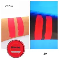 30g/pc UV Pink Fluorescent Pink  Water Based Professional UV Neon Body Painting  for Cosplay, Festival,Party 1