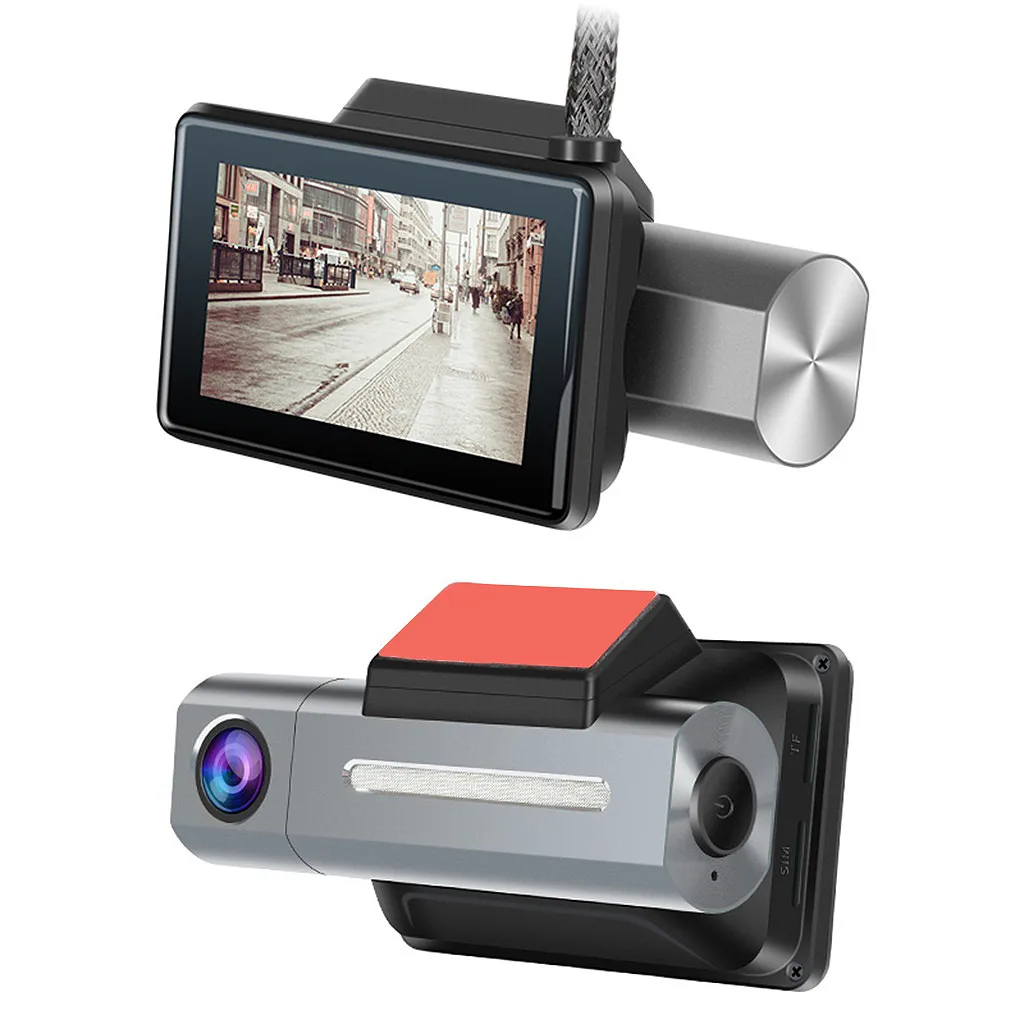 3g Dash Cam 1080P FHD Автомобильный видеорегистратор камера видео рекордер 270 ° Регулировка объектива 3,0 дюймов ips сенсорный экран четырехъядерный видеорегистратор