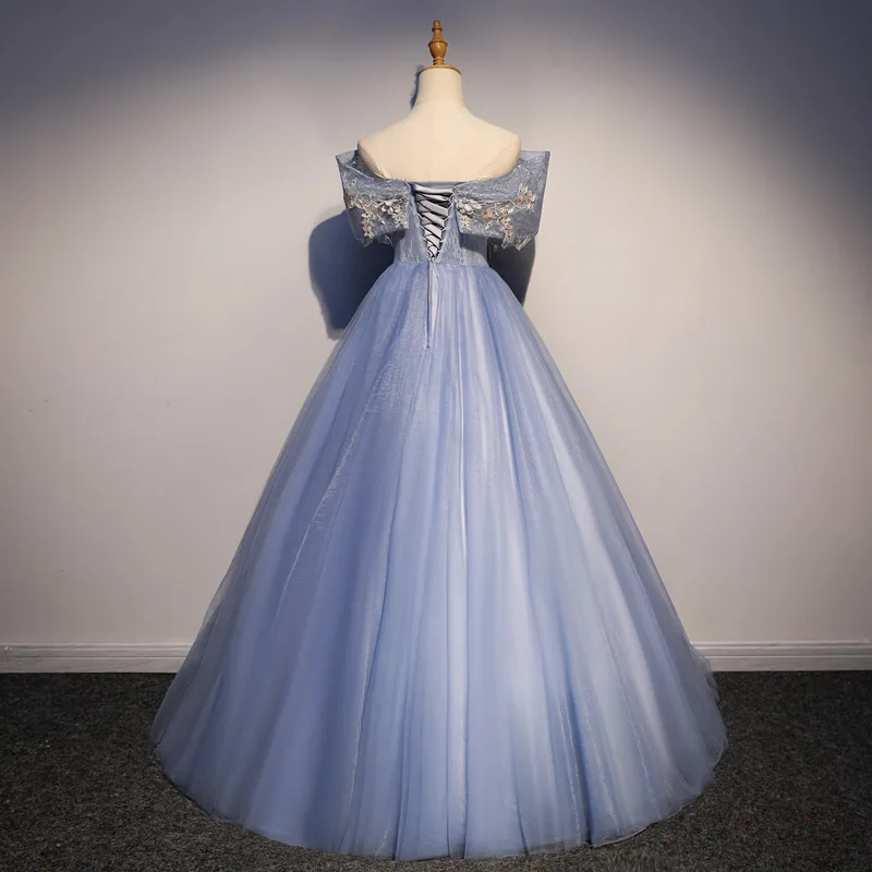 Vestidos De 15 Anos Новинка г., милое бальное платье с открытыми плечами для вечеринки, бальное платье для выпускного бала, недорогое Пышное Платье
