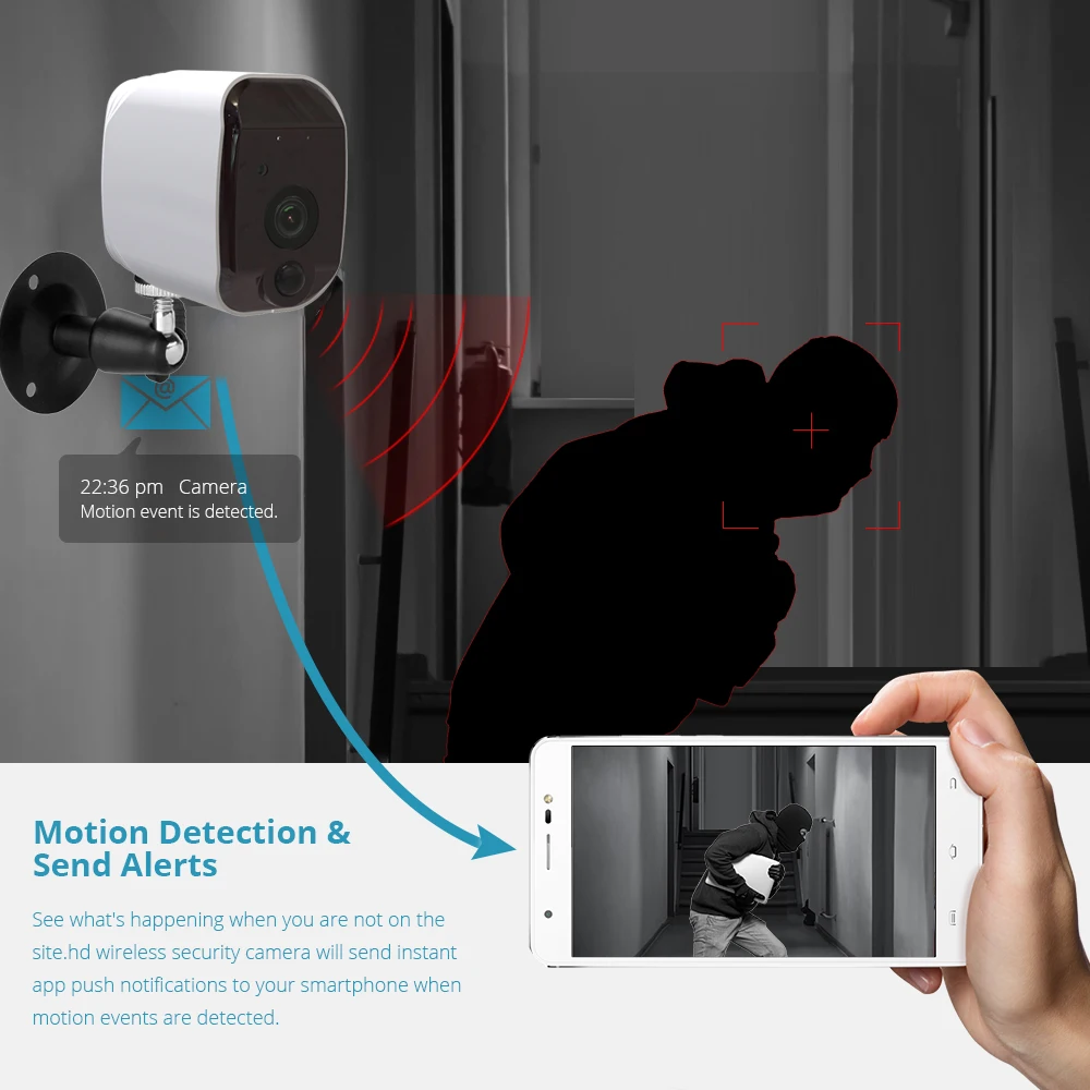 IP камера Tuya уличная с поддержкой Wi Fi 1080p 2 МП|Камеры видеонаблюдения| |