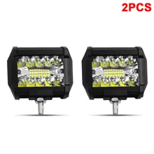 4 дюйма 21 светодиодный s 60 Вт Автомобильный светодиодный светильник водонепроницаемый IP67 Светодиодный рабочий светильник бар точечный прожектор комбинированная лампа для вождения внедорожная лодка