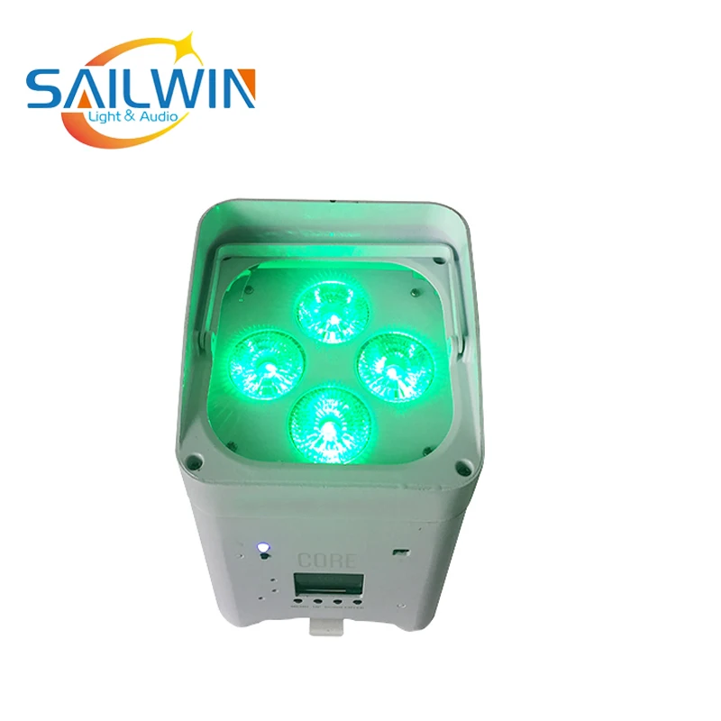 Sailwin сценический светильник ing 4X18W 6in1 RGBAW UV мобильное умное приложение WIFI LED
