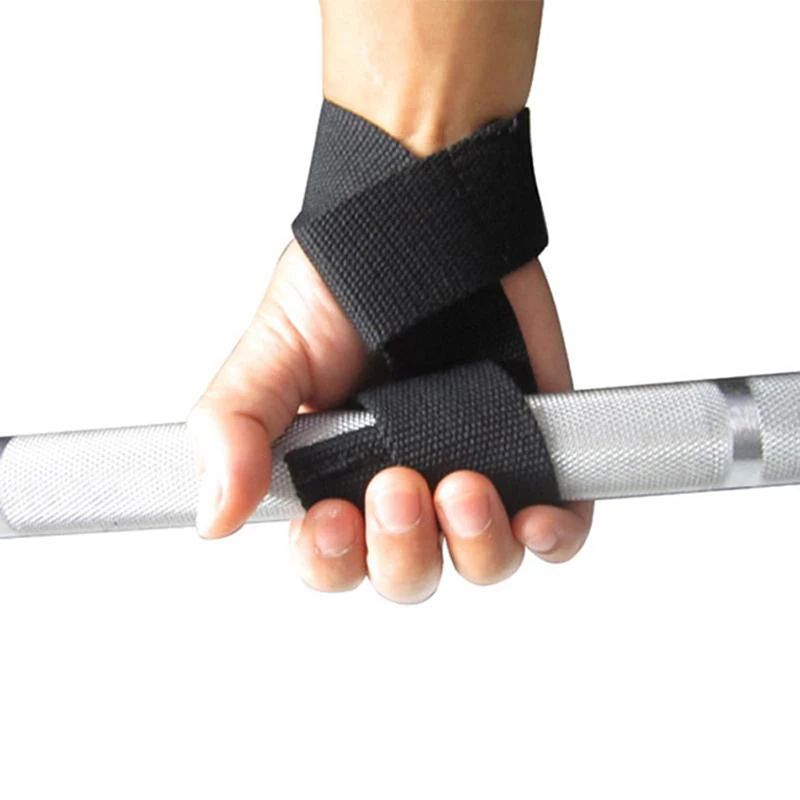 1 Pcs Lifting Straps Fitness Gloves Anti-slip Hand Wraps Wrist Straps Support For Weight Lifting Powerlifting Training