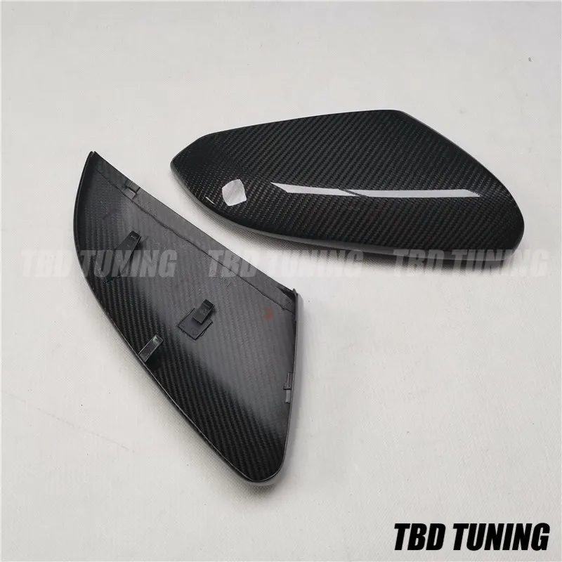 Carbon Fiber Mirror Cover For Honda Civic Insight Crid Carbon Fiber Rear Side View Mirror Cover - Color: Replacement Style