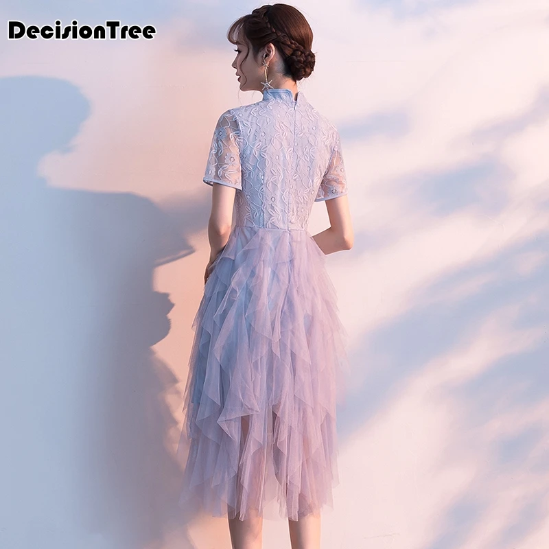Облегающее платье, розовое, короткий рукав, женское, сексуальное, qipao, короткие платья, полое, Сетчатое, готическое платье