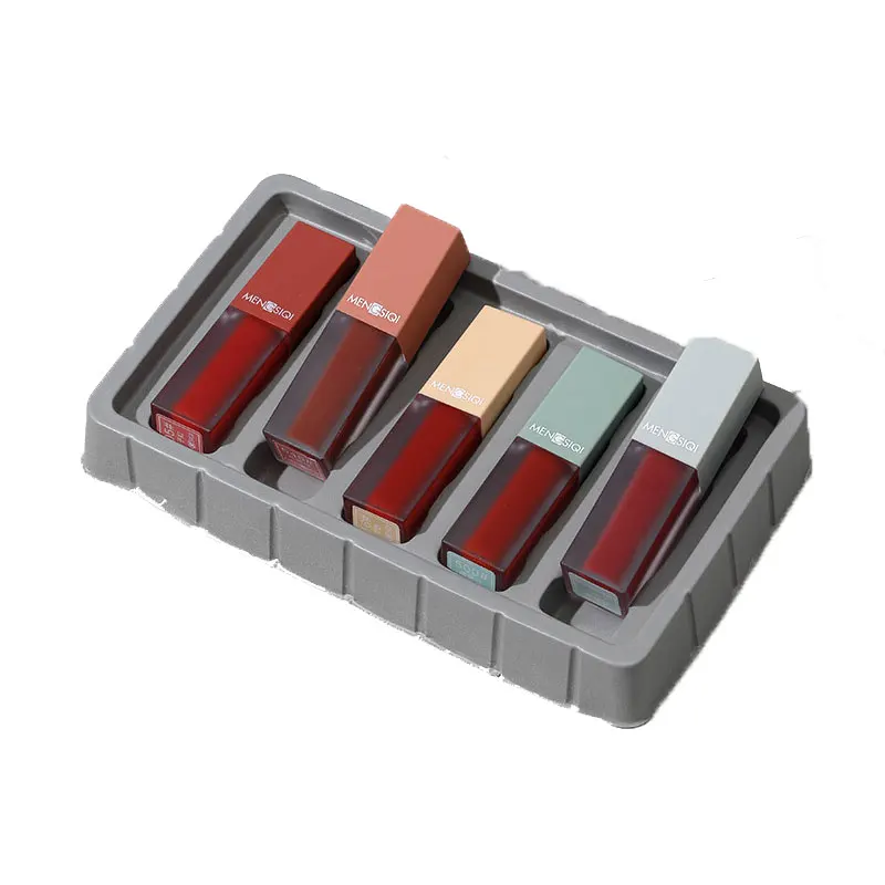 Lip glaze Set Lip Gloss Matte Makeup Tint Lasting Moisturizing Long Lasting Not Makeup Remover Non-stick Cup Liquid Lipstick
