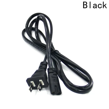 

2 Prong AC Power Cord Cable Two-hole Eight-tail Computer Power Cord Round Hole Power Cord Two Holes Plum Plug 1.5 M