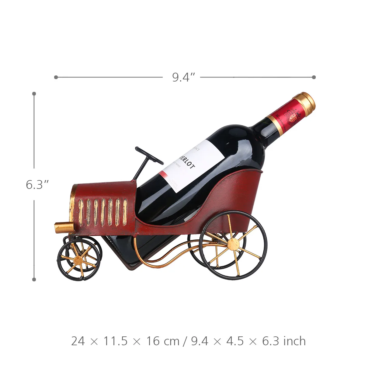 Creative Wine Rack Wecker Wine Holder Vintage Pickup Truck Wine Bottle Holder Modern Statue Decorative Wine Rack