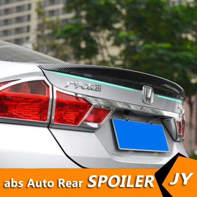

For Honda City Spoiler 2006-2018 City spoiler zsk High Quality ABS Material Car Rear Wing Primer Color Rear Spoiler