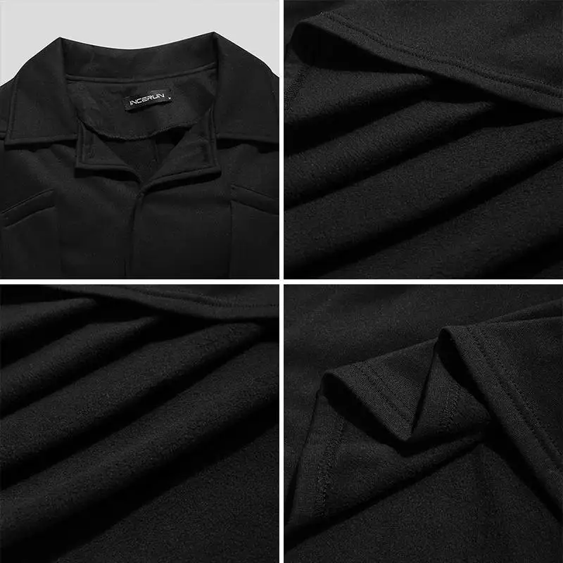 Fashion Casual New Men's Capes Woolen Coat Male Solid Comfortable Winter Hooded Tops Hot Sale Bat Sleeve Cloak Poncho S-5XL 2021