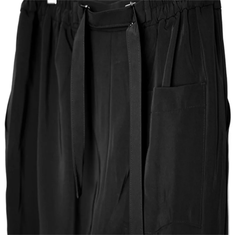 Men's Casual Style Nine Cent Pants Super Loose Fashion Haren Pants