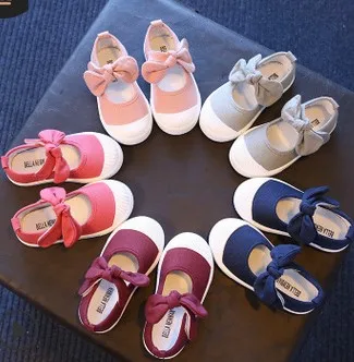 

Oeak Children's Shoes Candy Color Baby Set Foot Bow Toddler Girl Shoes Comfortable Non-slip Shoes For First Walk
