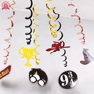 Cross Border for PVC Spiral Hanging Decoration Bracelet Charm 18-Year-Old 30-Year-Old 60-Year-Old Birthday Decoration Party Back