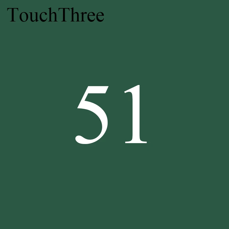 51 Touchthree на выбор, Цветной Художественный маркер на спиртовой основе, двойная головка, маркерная кисть для рисования, ручка для художника, школьные товары для рукоделия - Цвет: 51