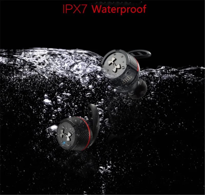 JBL мкА FLASH TWS в ухо беспроводной Bluetooth V4.2 наушники спортивные туры беспроволочные водонепроницаемые наушники с зарядным устройством и микрофоном