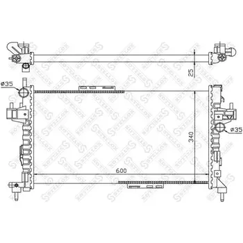 

Radiator cooling system Opel Combo/Corsa/Tigra 1.3 1.7CDTi 0