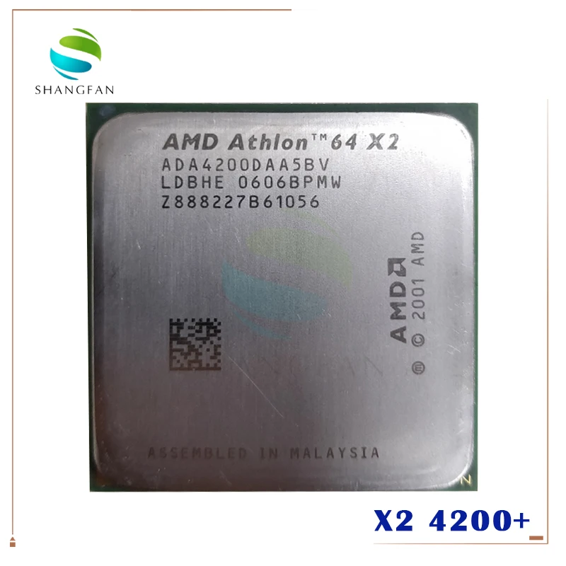 Двухъядерный процессор AMD Athlon X2 4200 + 2 ГГц ADA4200DAA5BV ADA4200DAA5CD 89 Вт разъем 939pin для