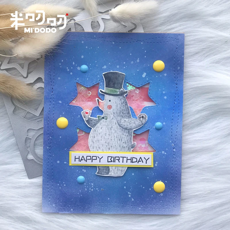 Пресс формы многофункциональные для скрапбукинга открыток бумаги Midodo новый