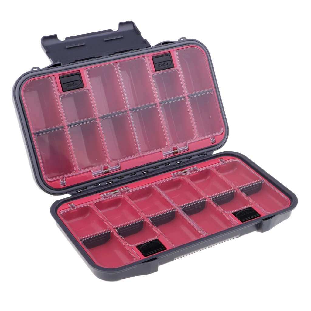 

Large Capacity Fishing Tackle Storage Accessories Bag Box Case Container Anti-scratch Design Solid and Durable
