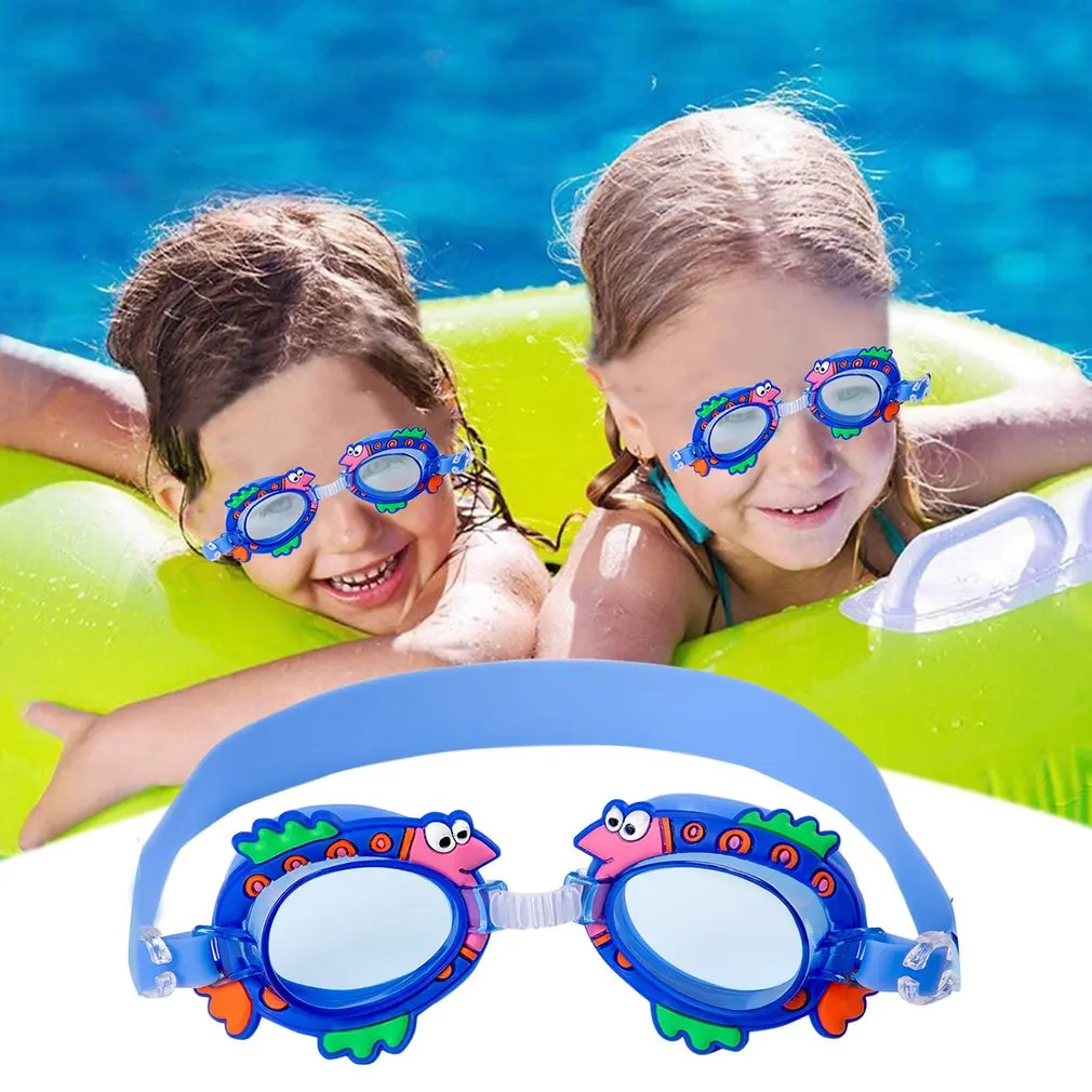 Gafas de natación profesionales gafas de natación Multicolor de silicona con lindos animales marinos de dibujos animados para gafas para deportes acuáticos 