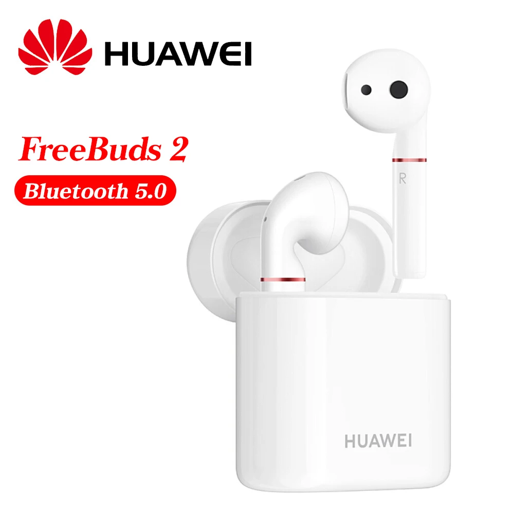 Беспроводные bluetooth-наушники huawei Freebuds 2 Pro беспроводные наушники-вкладыши 20Hz-20000Hz type-C HiFi наушники для мобильного телефона - Цвет: Freebuds 2 white