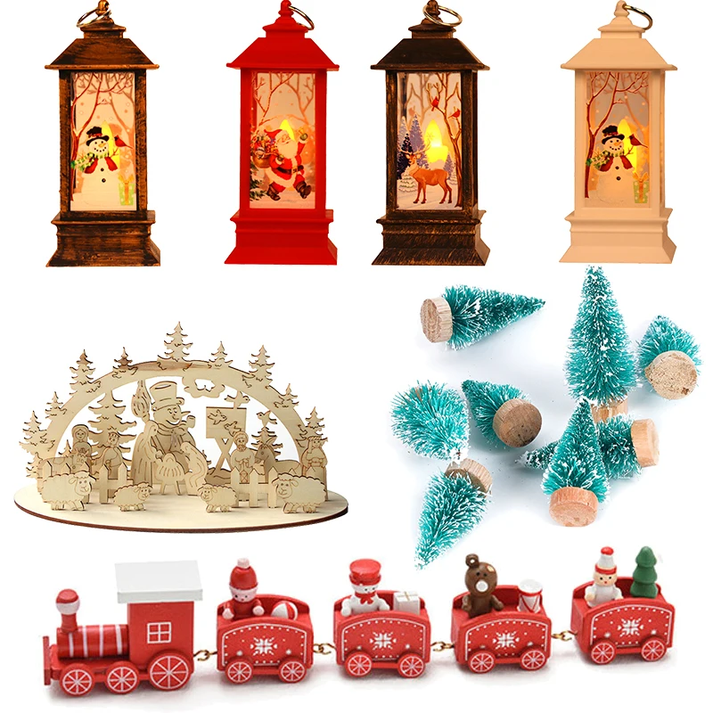 WEIGAO Mini Christmas Tree Sisal Silk Cedar Decoration Small Christmas Tree Xmas Home Decoration New Year Home Display Decor