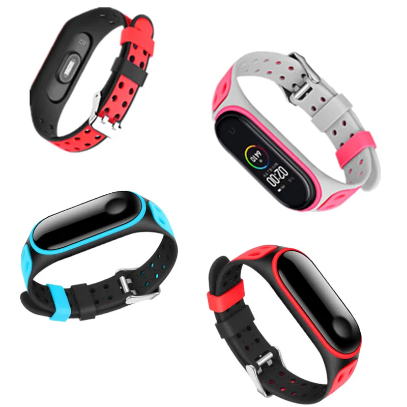 Протектор mi Band 4 3 ремешок на запястье для Xiaomi mi Band 3 4 Браслет Силиконовый mi band 3 4 NFC Аксессуары смарт mi 4 браслет