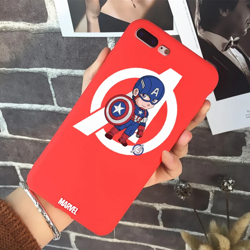 R-5631 Marvel Мстители аниме мягкий силиконовый карамельный цвет чехол для телефона для iPhone X XR XS MAX 6 7 8 plus 6s лучший дизайн корпуса - Цвет: R-5631