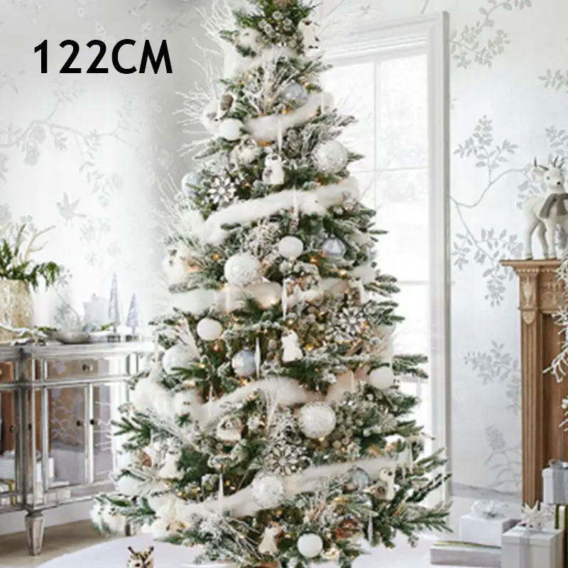 

Christmas Tree Skirt Decor Ornament Home Non-Woven 90cm/122cm Carpet Xmas Party Plush White Surround Delicate