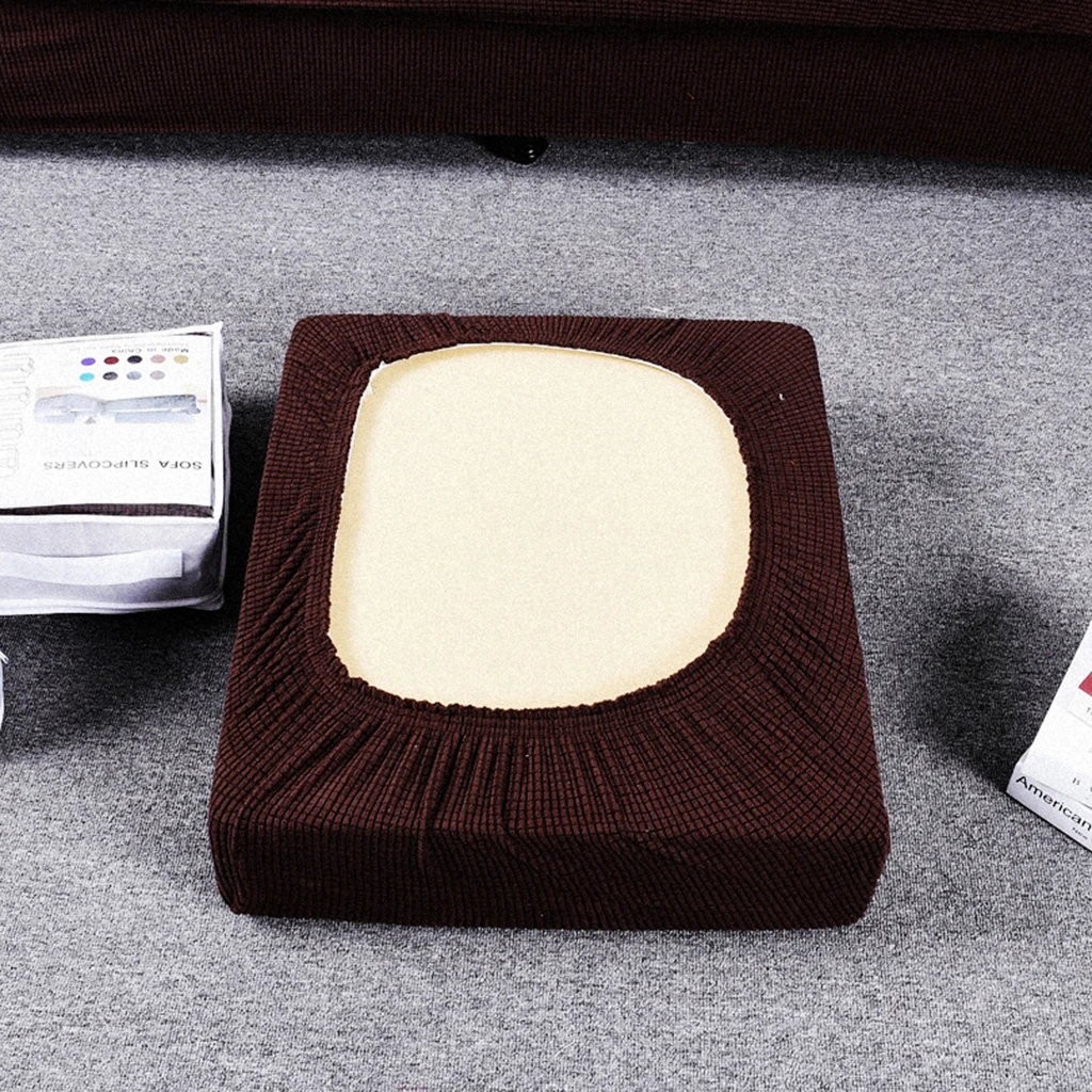 Jacquard Stretch Sofa Seat Cushion Cover Protector Couch Slipcover Replacement Garden Patio Furniture Convenient Cushion Covers