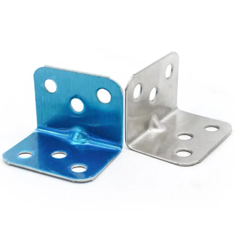 

4pcs Durable Stainless Steel Angle Code Excellent Quality No Deformation Cabinet Right Angle Connector Furniture Hardware