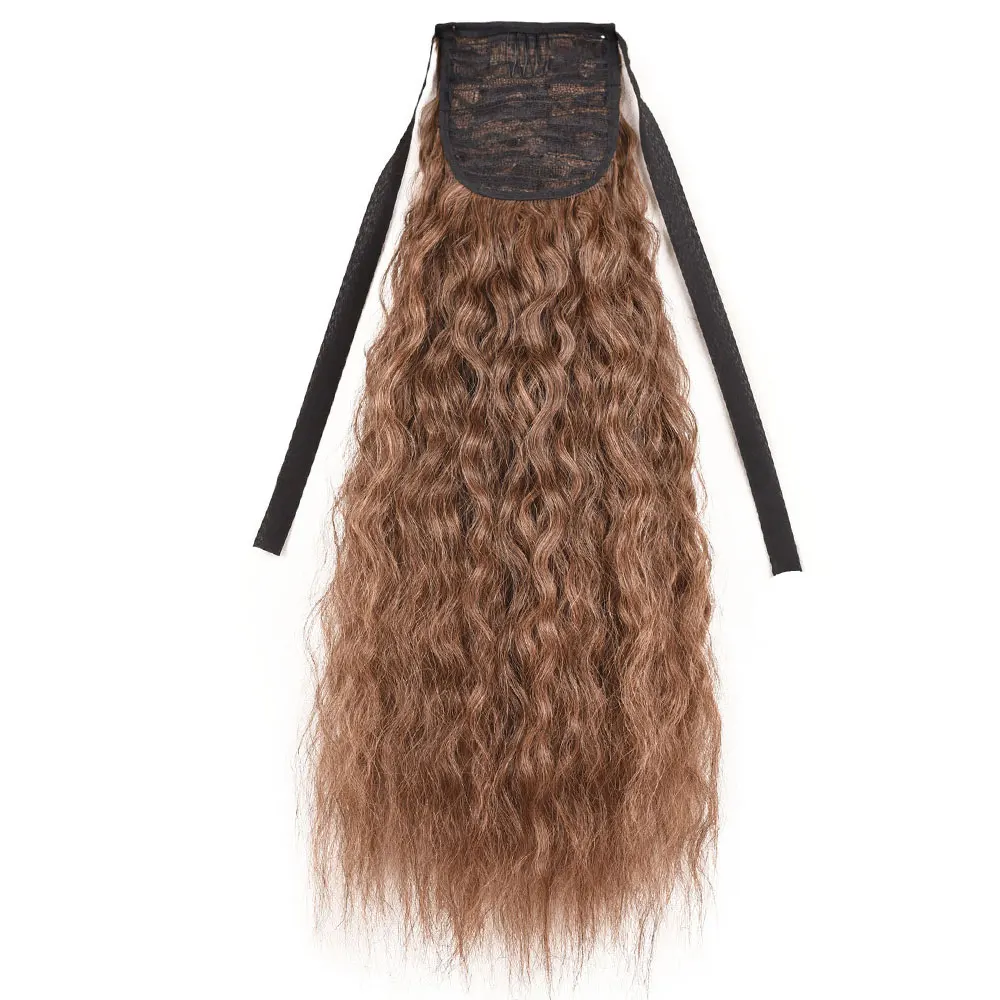 Salonchat, конский хвост, волосы для наращивания, 20 дюймов, Remy, обертывание вокруг хвоста, человеческие волосы, коричневые, черные волосы, конский хвост, человеческие волосы, кудрявый, кудрявый, конский хвост
