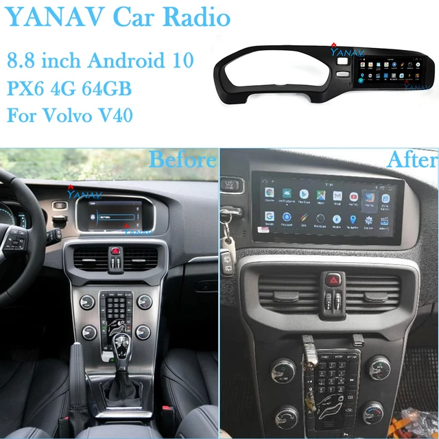 modbydeligt fra nu af plus For Volvo V40 2011-2018 Px6 Car Multimedia Android Auto Carplay Car Radio  Head Unit Video Player Gps Navigation Stereo Receiver - Car Multimedia  Player - AliExpress