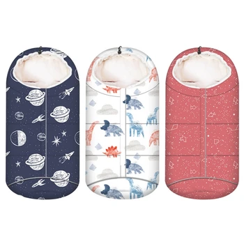 

Baby Infant Stroller Footmuff Winter Autumn Windproof Thicken Warm Sleeping Bag Swaddle Wrap Blanket for Pram Pushchair