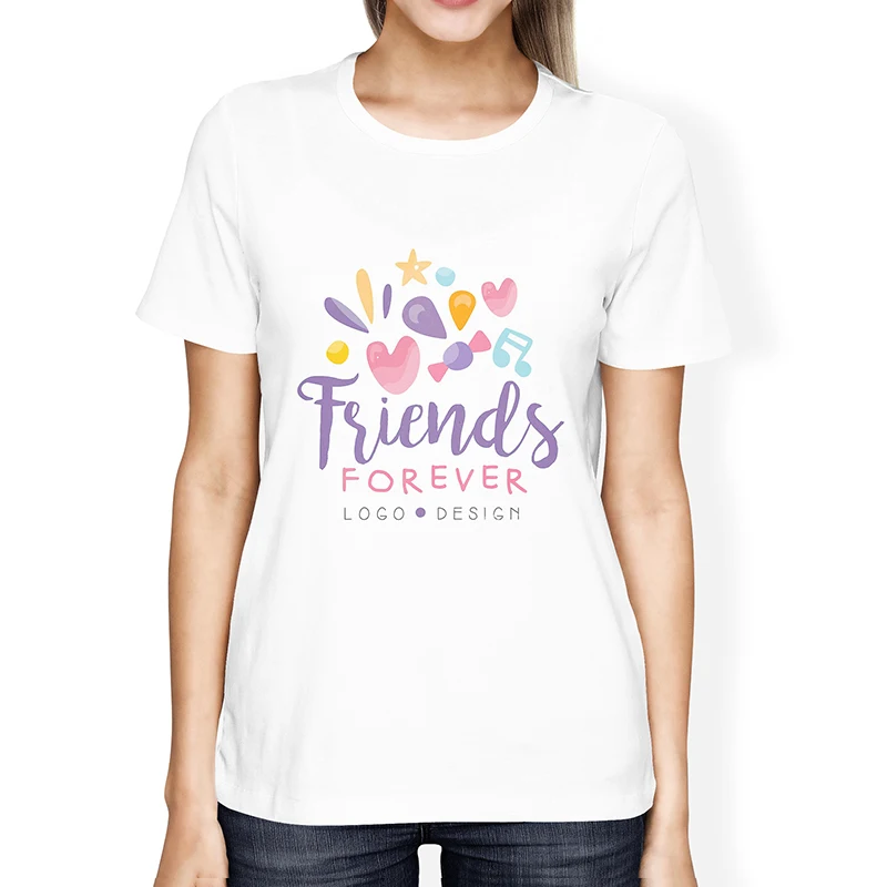 Женская футболка с надписью Best Friends|Футболки| |