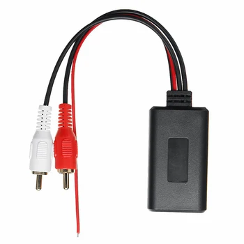 

For Truck Auto Universal Car bluetooth Wireless Connection Adapter with 2 RCA AUX IN Music Audio Input Wireless Cable