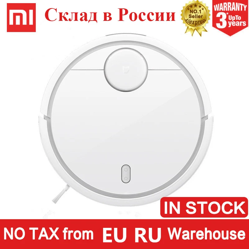 

EU version Xiaomi robot vacuum cleaner Smart Plan type Robotic with Wifi App and Auto Charge for home