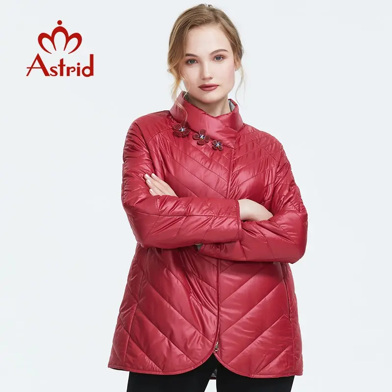 Astrid 2019 Зима новое поступление женская куртка топ красный цвет верхняя одежда