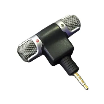 

Mini Jack Microphone Stereo Mic For Recording Mobile Phone Studio Interview Microphone For iPhone Android smartphone laptops PC