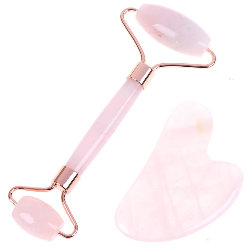 Face Lift Massager Crystal Roller Facial Massage Relaxation Jade Roller Stone Natural Beauty Skin Tool Girl Gift